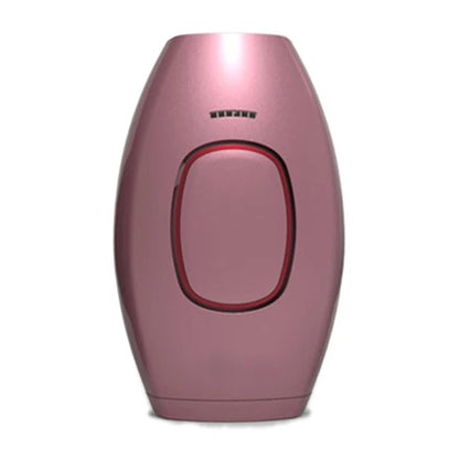 Pink hair removal device on a white background